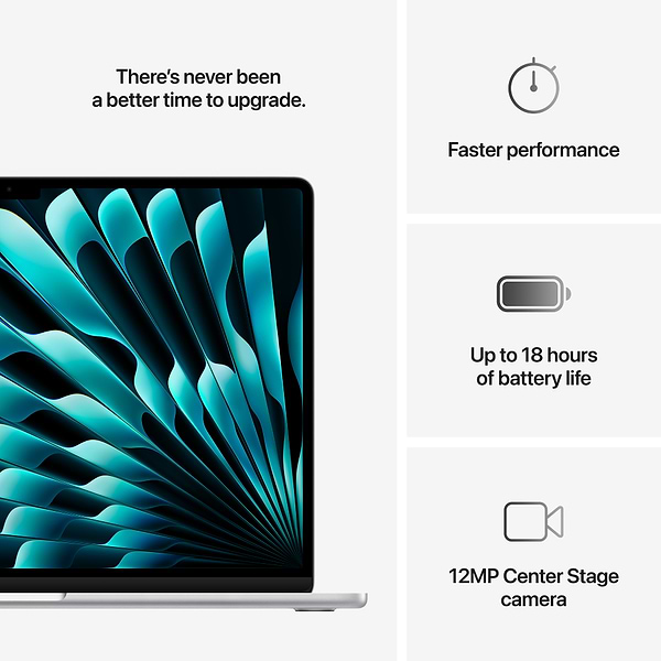 Фото - Ноутбук Apple MacBook Air 15.3 M4 16GB 512GB MW1H3 Silver