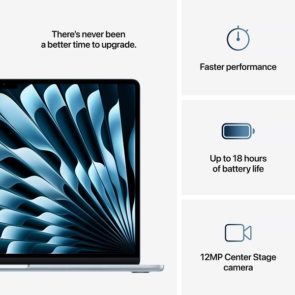 Фото - Ноутбук Apple MacBook Air 15.3 M4 16GB 256GB MC7A4 Sky Blue