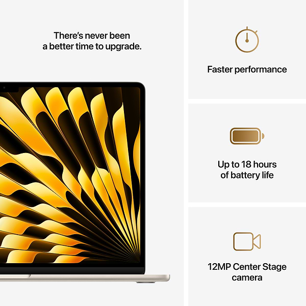 Фото - Ноутбук Apple MacBook Air 15.3 M4 24GB 512GB MC6K4 Starlight