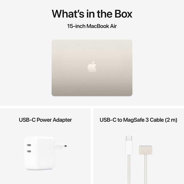 Фото - Ноутбук Apple MacBook Air 15.3 M4 24GB 512GB MC6K4 Starlight