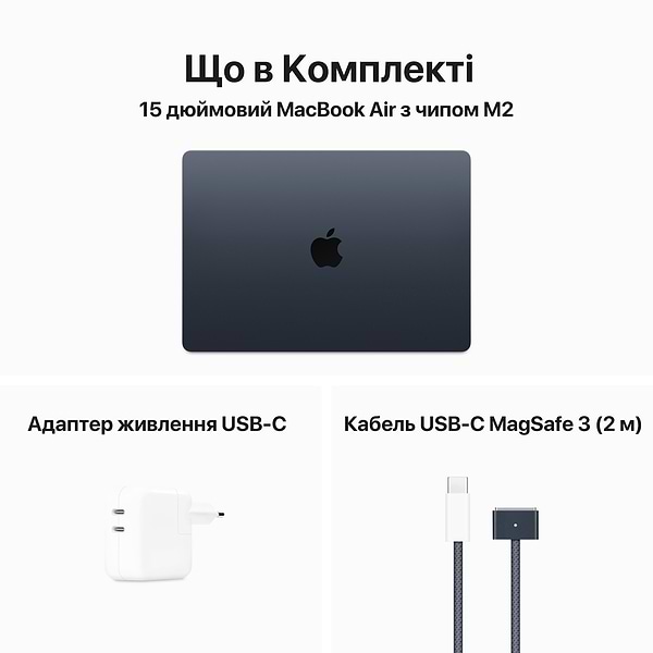 Фото - Ноутбук Apple MacBook Air 15.3'' M2 10-Core GPU 256Gb MQKW3 Midnight