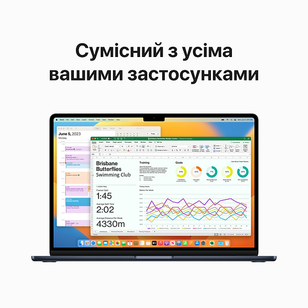 Фото - Ноутбук Apple MacBook Air 15.3'' M2 10-Core GPU 256Gb MQKW3 Midnight