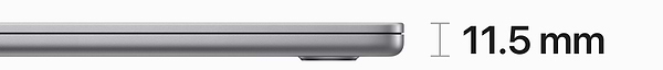 Фото - Ноутбук Apple MacBook Air 15.3'' M2 10-Core GPU 256Gb MQKP3 Space Gray