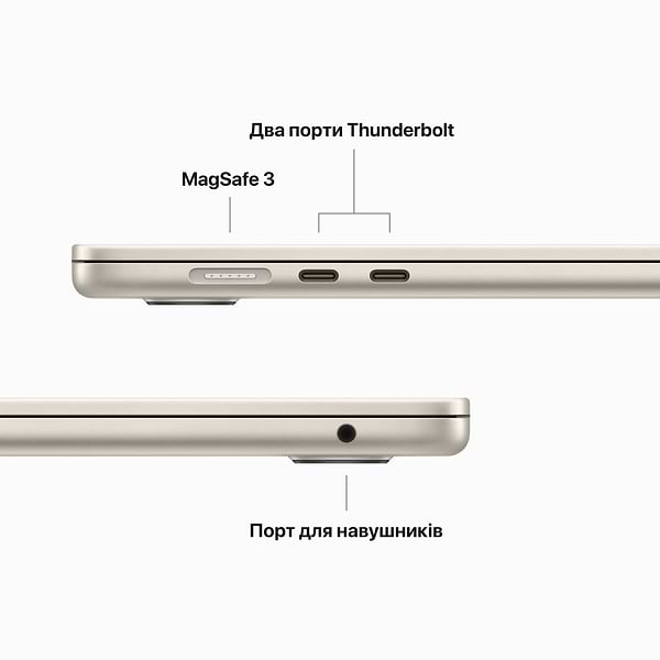 Фото - Ноутбук Apple MacBook Air 15.3'' M2 10-Core GPU 256Gb MQKU3 Starlight