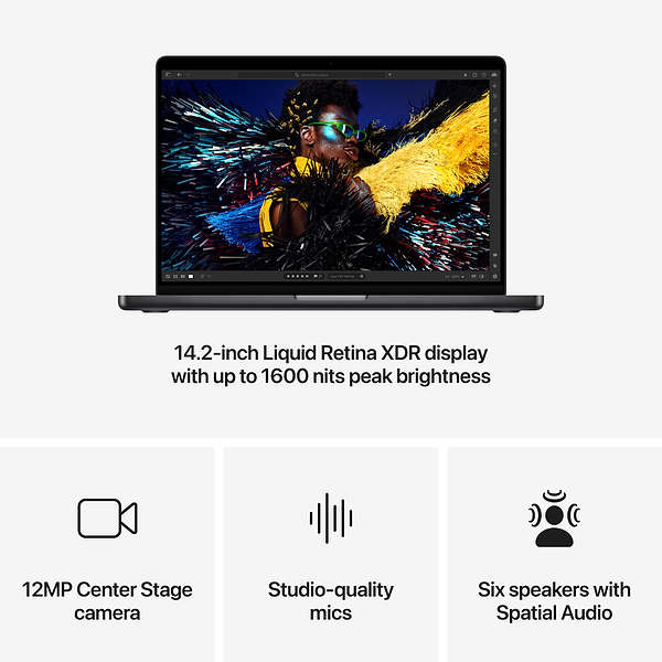 Фото - Ноутбук Apple MacBook Pro 14'' M4 10-core CPU 10-core GPU 24Gb 1Tb MCX04 Space Black