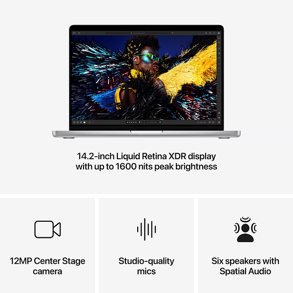 Фото - Ноутбук Apple MacBook Pro 14'' M4 Max 14-core CPU 32-core GPU 36Gb 1Tb MX2G3 Silver