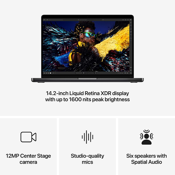 Фото - Ноутбук Apple MacBook Pro 14'' M4 Max 14-core CPU 32-core GPU 36Gb 1Tb MX2K3 Space Black