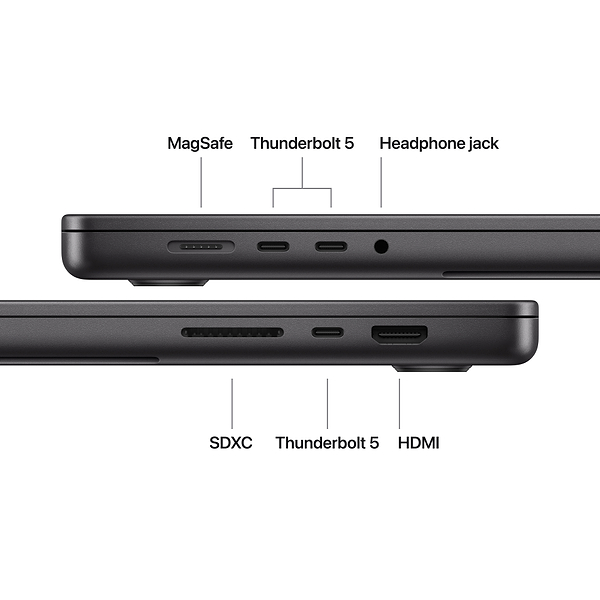 Фото - Ноутбук Apple MacBook Pro 16'' M5 Max 18-core CPU 32-core GPU 36Gb 2TB MGED4 Space Black