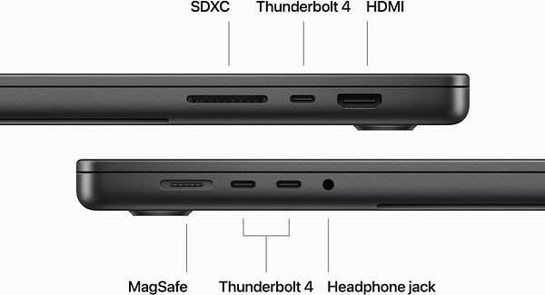 Фото - Ноутбук Apple MacBook Pro 16'' M3 Max 14-core CPU 30-core GPU 1Tb MRW33 Space Black