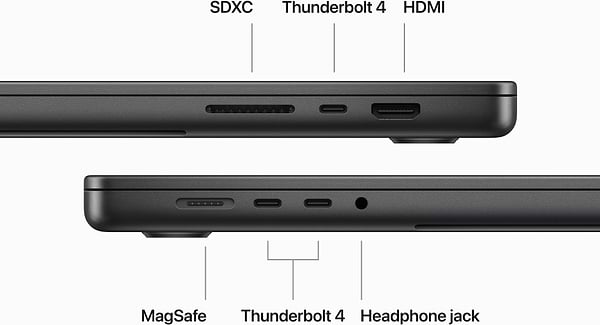 Фото - Ноутбук Apple MacBook Pro 16'' M3 Pro 12-core CPU 18-core GPU 36GB 1TB Z1AG0011L Space Gray