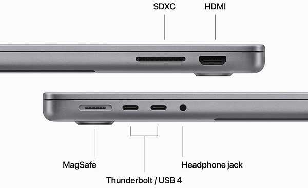 Фото - Ноутбук Apple MacBook Pro 14'' M3 8-core CPU 10-core GPU 1Tb MTL83 Space Gray