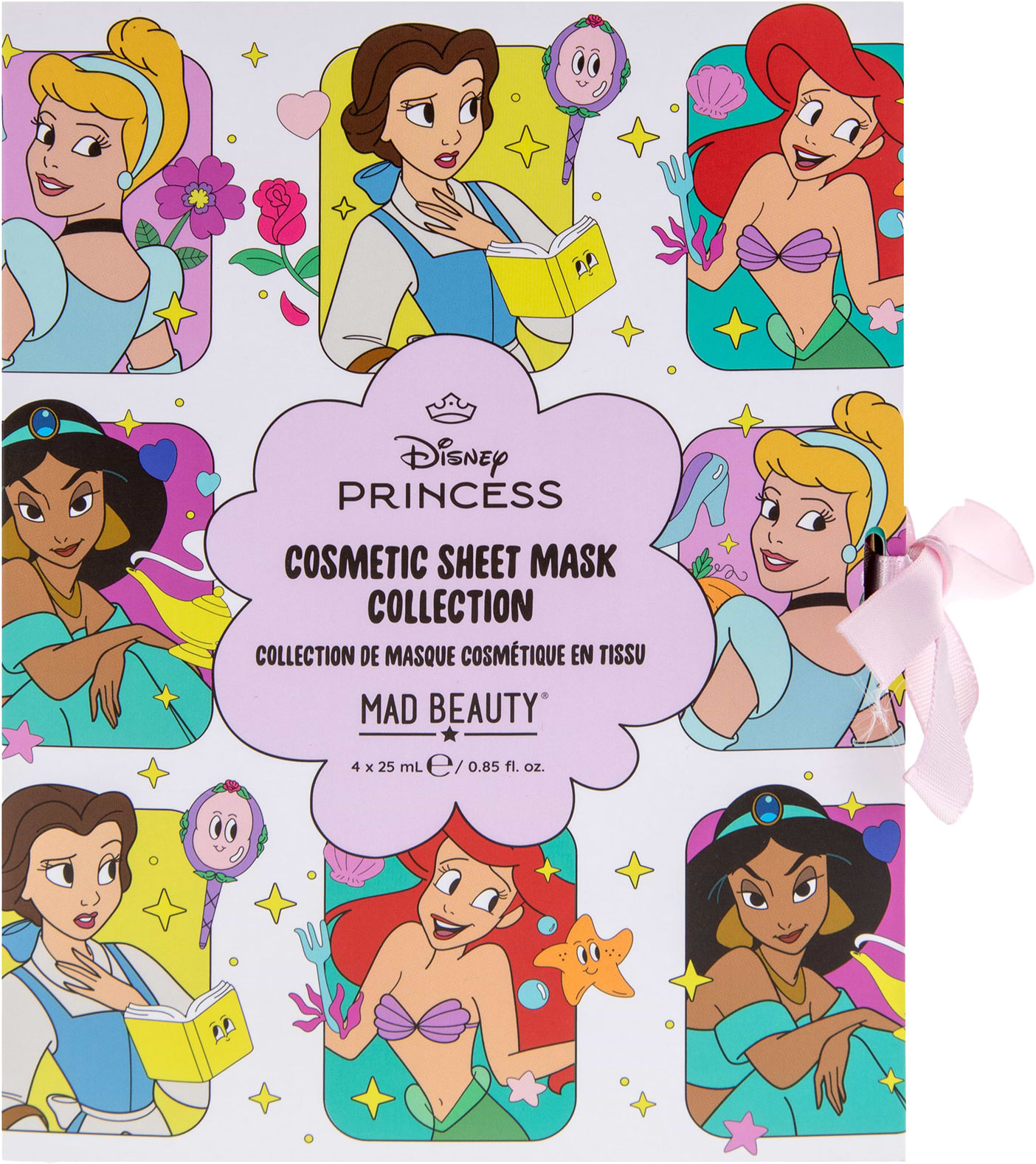 Маска для обличчя MAD BEAUTY Принцеси Дісней 4х25 мл (DPE-16060-6)