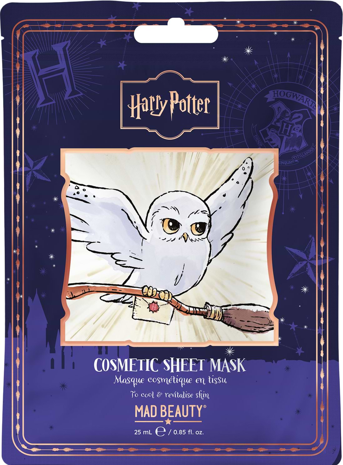 Маска для обличчя MAD BEAUTY Гаррі Поттер - Гедвіга 25 мл (WHP-19825-12)
