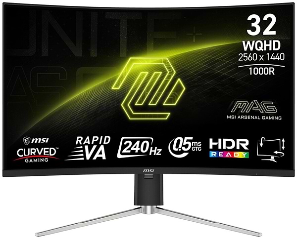 Фото - Монітор ігровий MSI MAG 325CQRXF E2 Фото - Монітор ігровий MSI MAG 325CQRXF E2