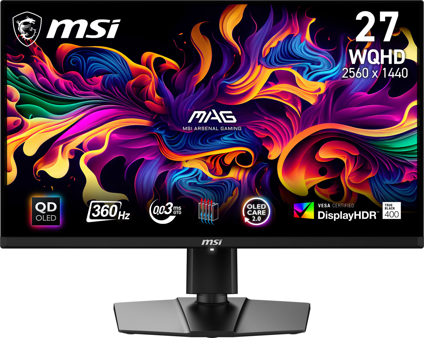 Монитор игровой MSI MAG 271QPX QD-OLED - Фото 1