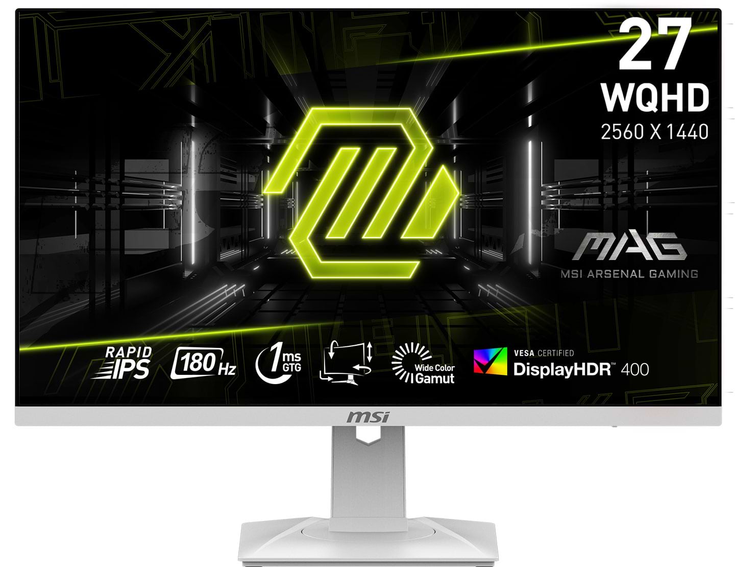 Монітор ігровий MSI MAG 274QRFW - Фото 1