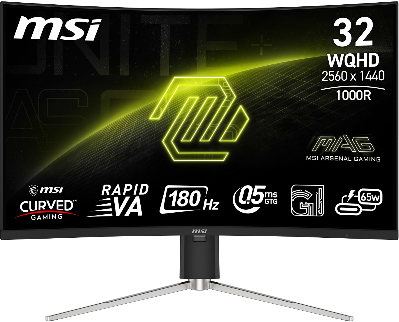 Монитор игровой MSI MAG 325CQRF QD E2 - Фото 1