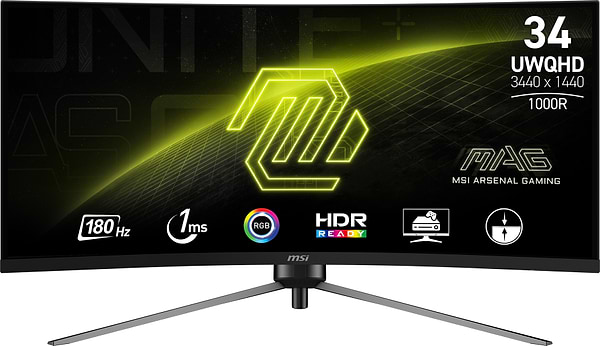 Фото - Монитор игровой MSI MAG 345CQR
