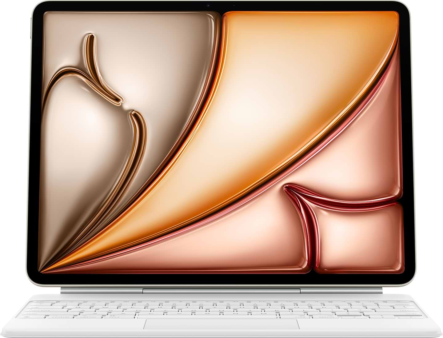 Чехол-клавиатура для планшета Apple Magic Keyboard for iPad Pro 12.9/ iPad Air 13'' (M2)/iPad Air 13'' (M3) White (MDFW4UA/A) - Фото 1