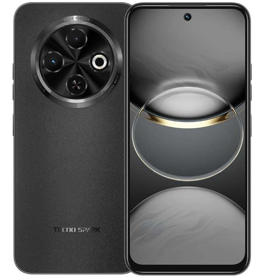 Смартфон Tecno Spark 30C 4/128Gb Orbit Black - Фото 1
