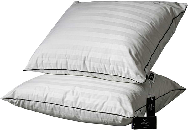 Фото - Подушка стандартна MirSon Hand Made Royal Pearl Thinsulate 916 средняя 70x70 (2200000556462)