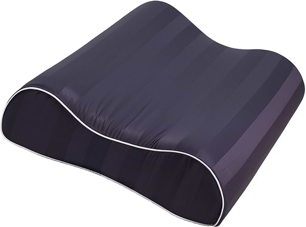 Фото - Подушка ортопедична MirSon №4235 Noble Stripe Graphite 58х40х10.5 см (2200006424529)