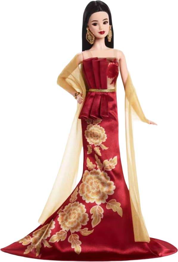 Коллекционная кукла Barbie Лунный Новый год (JJX83)