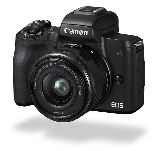 Фото - Фотокамера беззеркальная Canon EOS M50 + 15-45 IS STM Kit Black (2680C060)