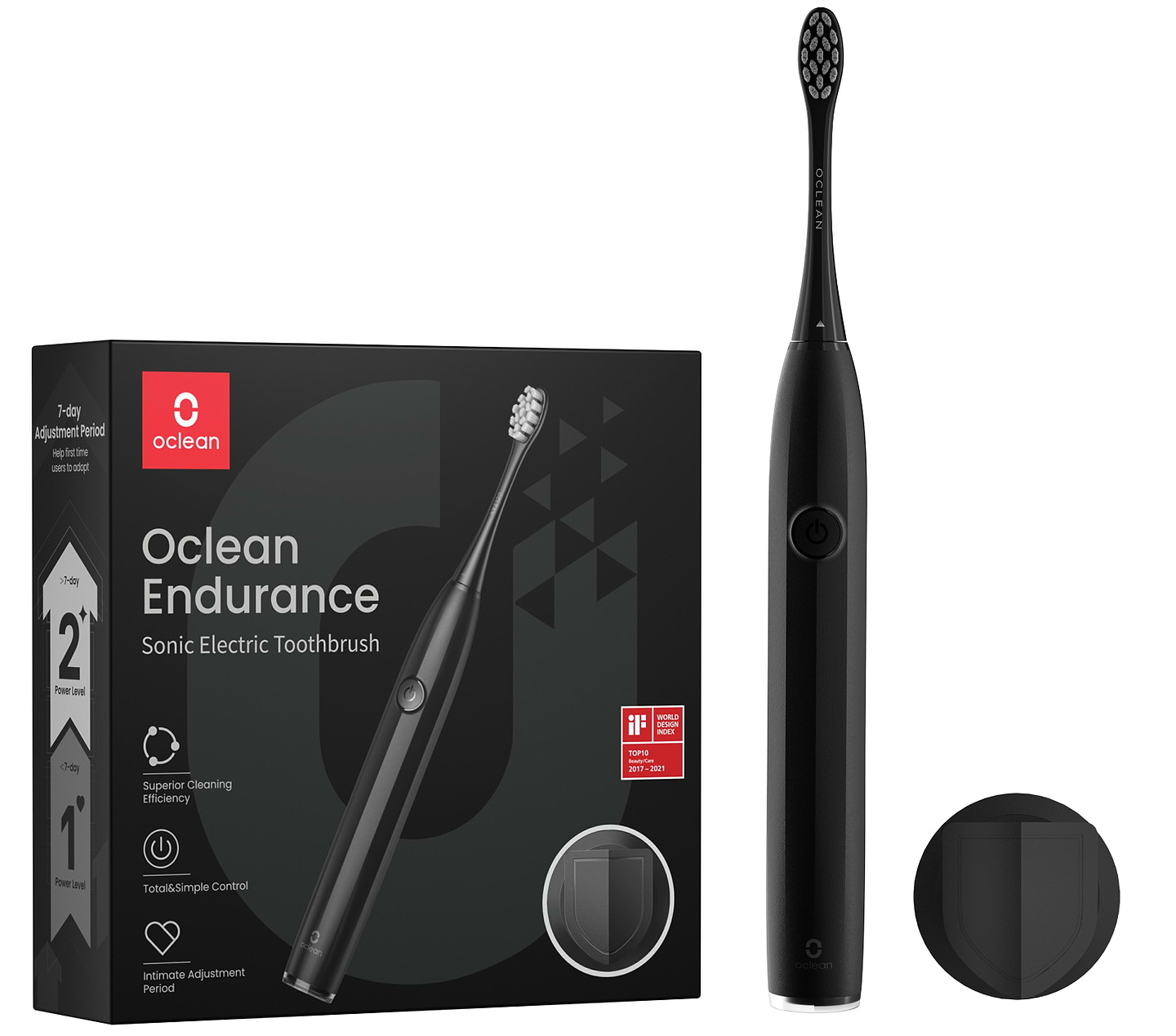 Зубная щетка электрическая Oclean Endurance Electric Toothbrush Black - Фото 1