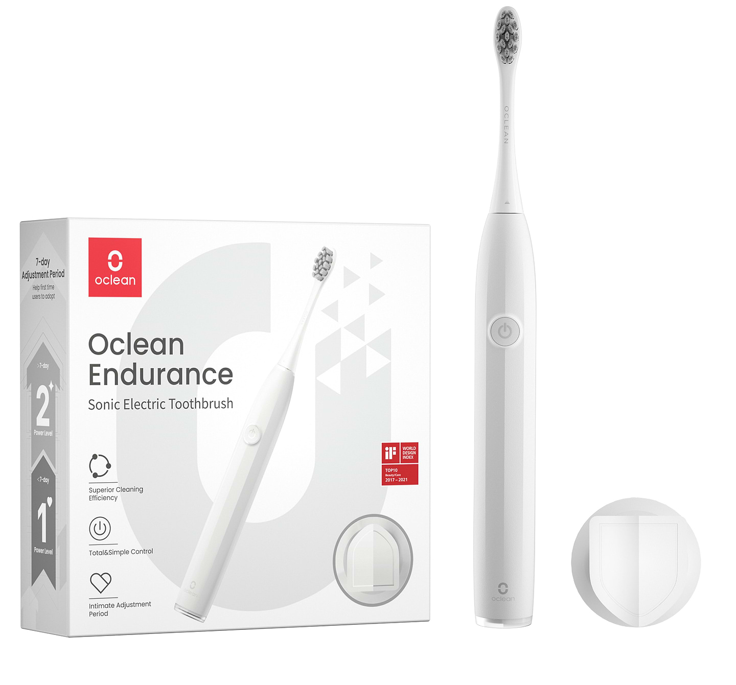 Зубная щетка электрическая Oclean Endurance Electric Toothbrush White - Фото 1