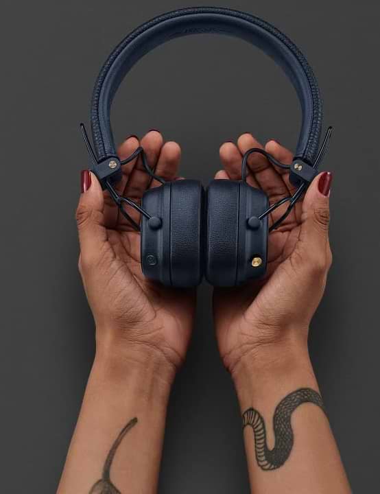 Фото - Наушники накладные беспроводные Marshall Major V Midnight Blue (1008144)