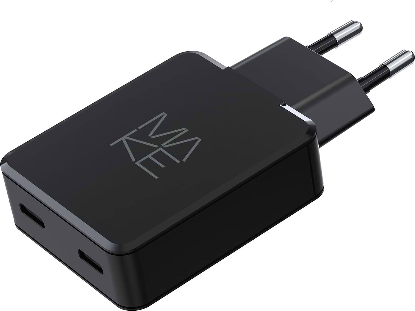 Мережевий зарядний пристрій MAKE 65W GaN Ultra Slim 2xPD Black (MCW-6521GBK)
