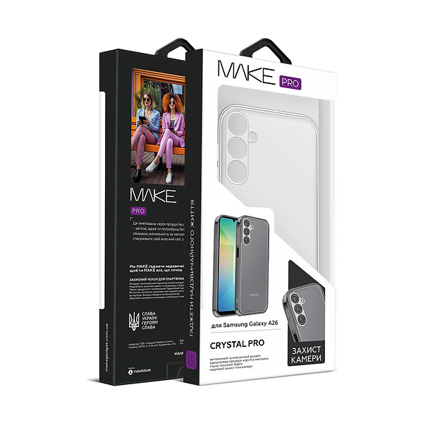 Фото - Чехол для смартфона MAKE Crystal Pro Samsung A26 (MCC-SA26)