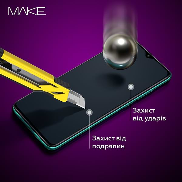 Фото - Захисне скло для смартфону MAKE FCFG Tecno Spark 20/20C/20 Go 2024 (MGF-TS20)