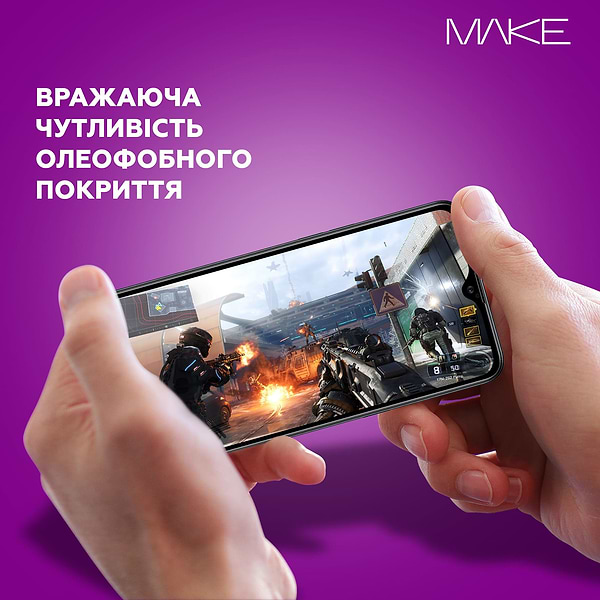 Фото - Захисне скло для смартфону MAKE For Oppo A6/A6 Pro (MGF-OA6/A6P)
