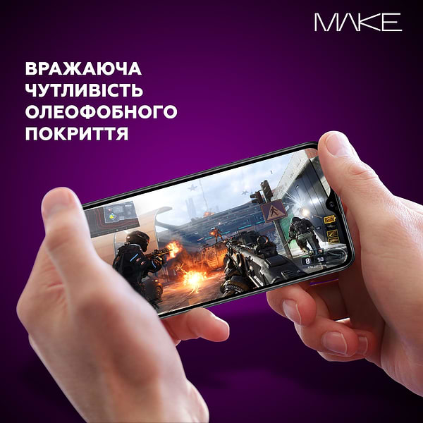 Фото - Захисне скло для смартфону MAKE FCFG Moto G04/G24/G24 Power (MGF-MG04/G24)