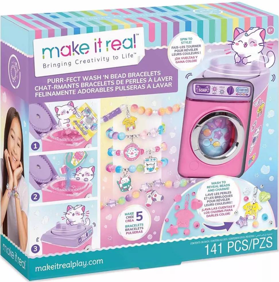 Набір для виготовлення прикрас Make it Real шарм-браслетів Магічне прання (MR1466)