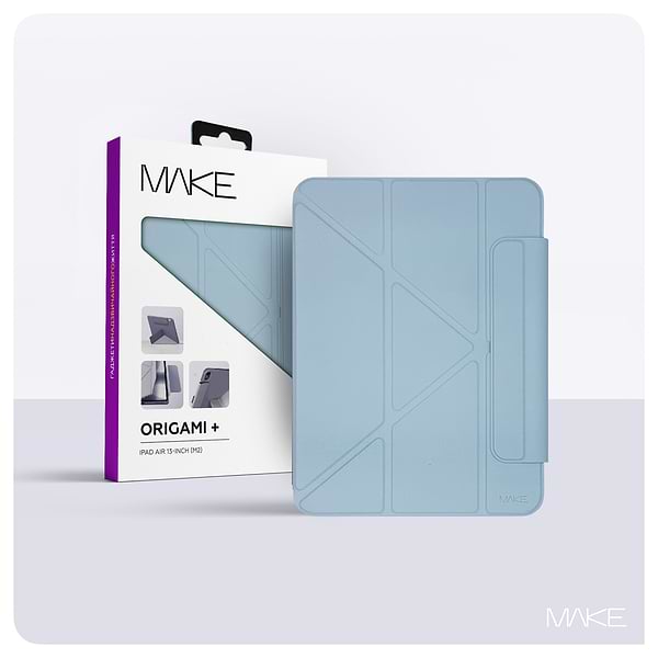 Фото - Чехол для планшета MAKE Origami plus for Apple iPad (A16), Blue (MTCOL-AIA16BL)