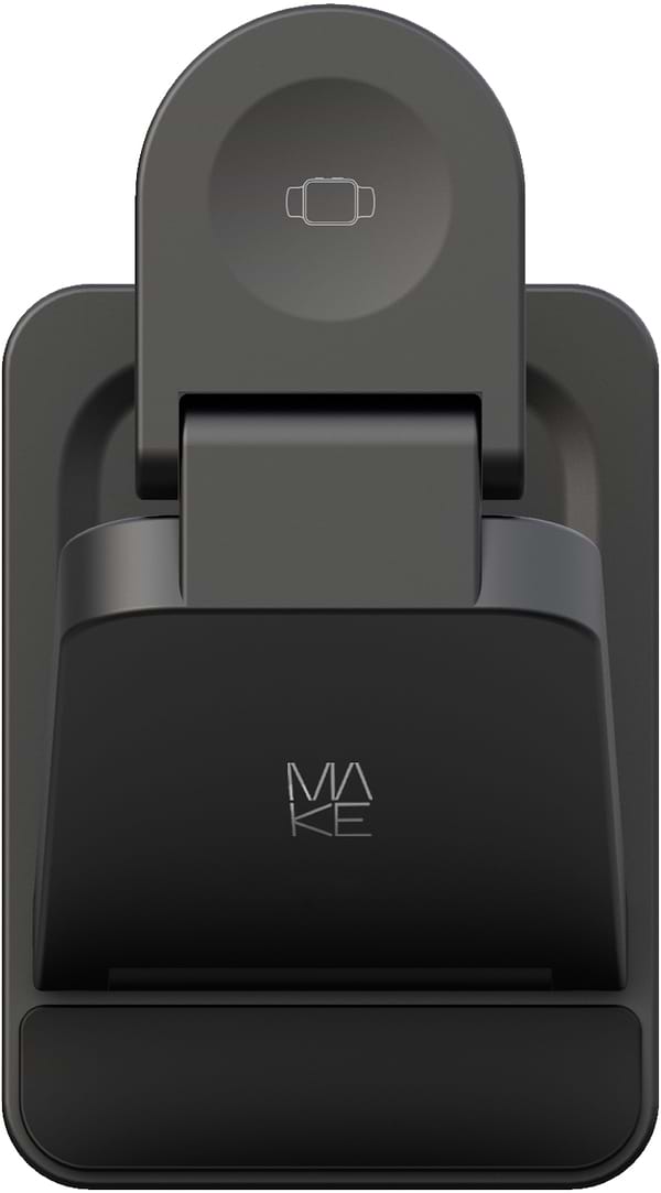 Фото - Беспроводное зарядное устройство MAKE 3в1 15W PS1 (MQI-P101BR)