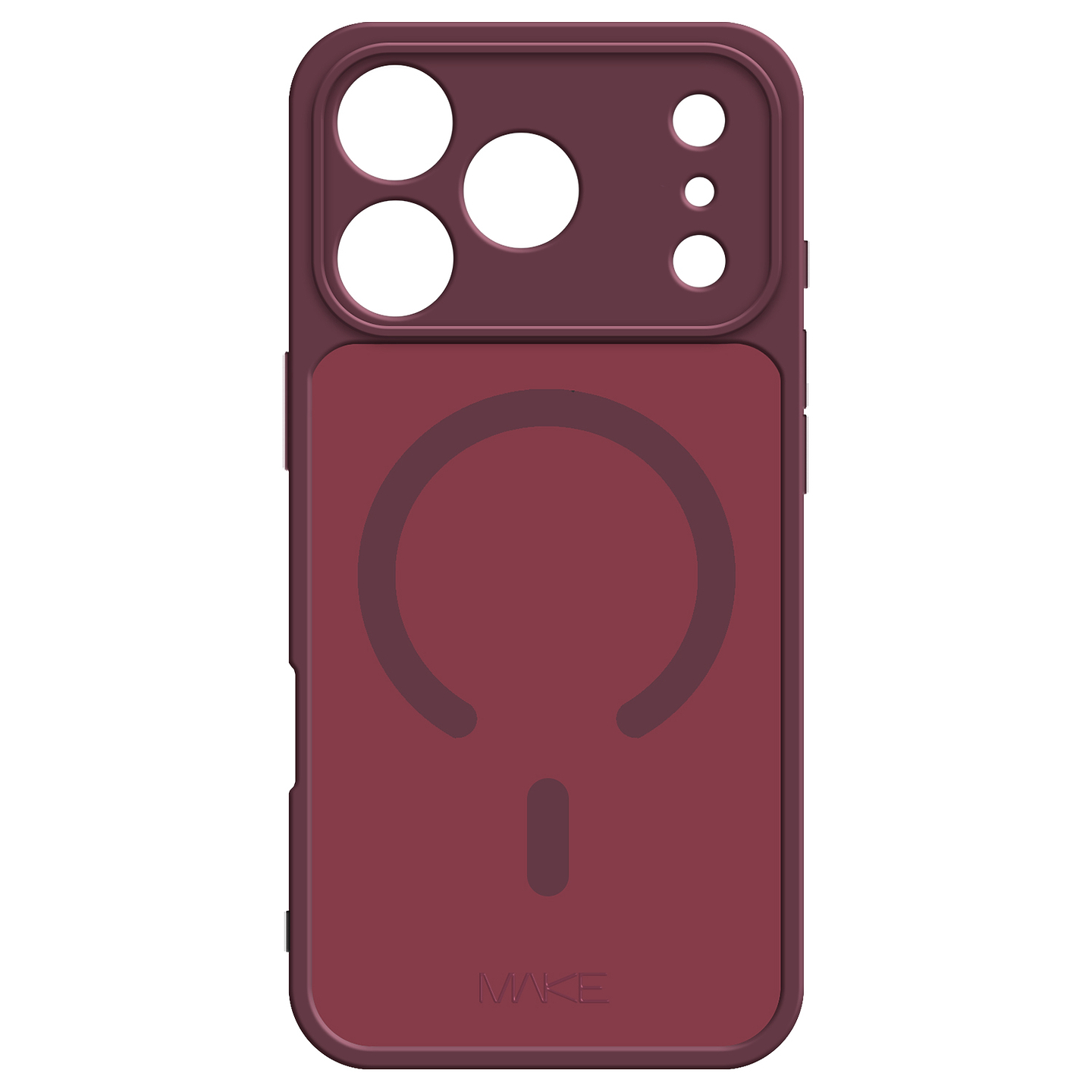 Чехол для смартфона MAKE Shadow Magnet for Apple iPhone 18 Pro/17 Pro, Burgundy (MCSDM-AI18P/17PRD)