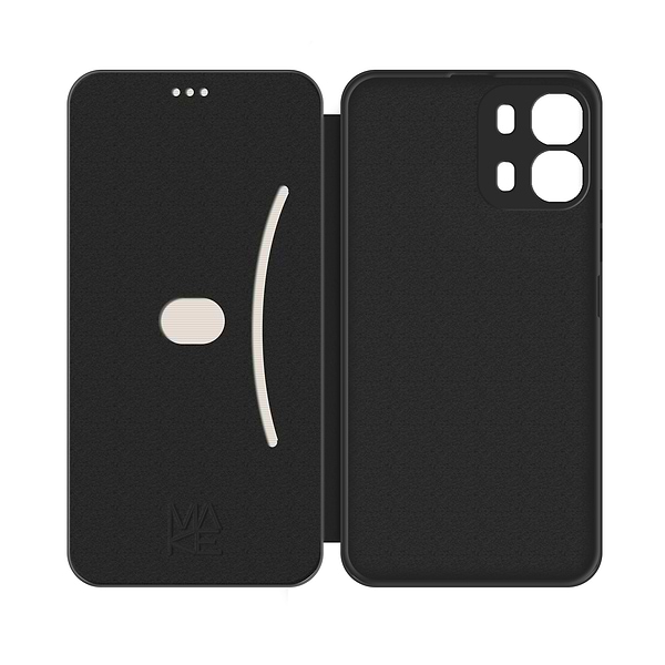 Фото - Чохол для смартфону MAKE Flip for Oppo A6/A6X, Black (MCP-OA6/A6XBK)