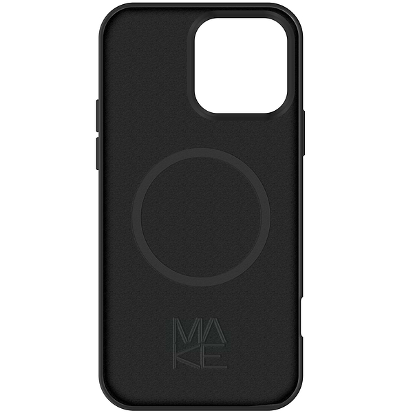 Фото - Чохол для смартфону MAKE for Apple iPhone 16 Pro Max Silicone Solo Black (MCSO-AI16PMBK)