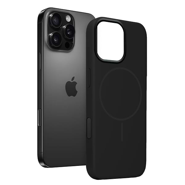 Фото - Чохол для смартфону MAKE for Apple iPhone 16 Pro Max Silicone Solo Black (MCSO-AI16PMBK)