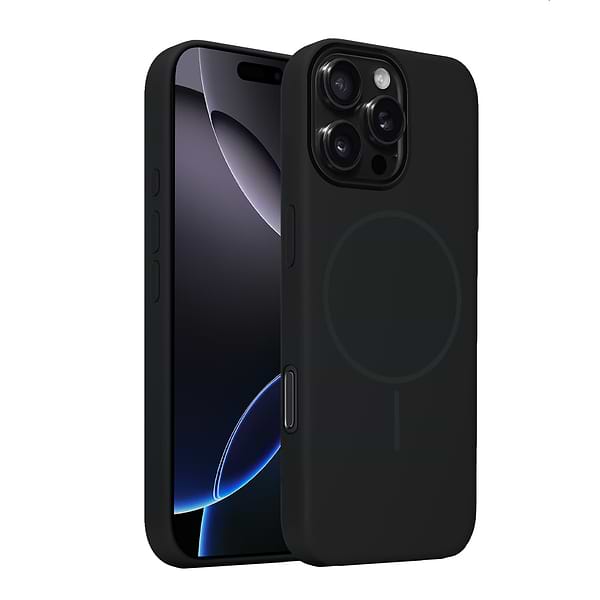 Фото - Чохол для смартфону MAKE for Apple iPhone 16 Pro Max Silicone Solo Black (MCSO-AI16PMBK)