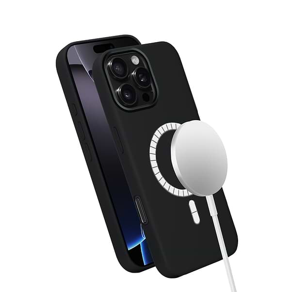 Фото - Чохол для смартфону MAKE for Apple iPhone 16 Pro Max Silicone Solo Black (MCSO-AI16PMBK)