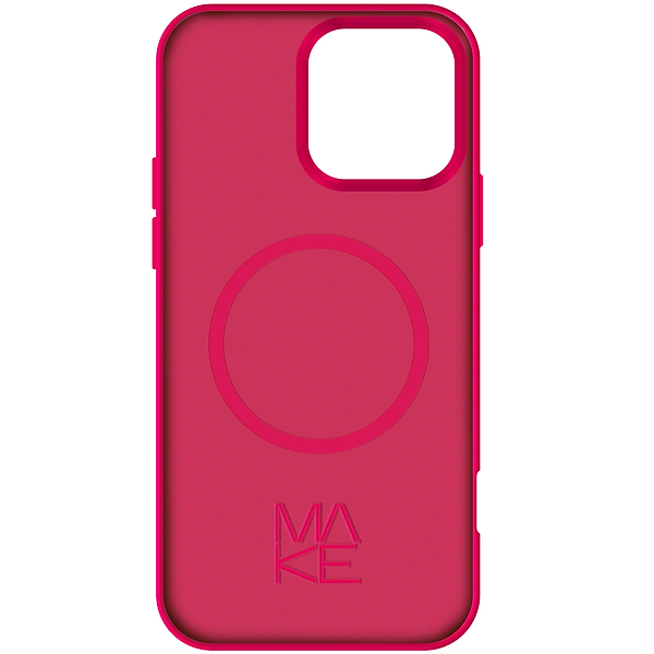 Фото - Чохол для смартфону MAKE for Apple iPhone 16 Pro Max Silicone Solo Fuchsia (MCSO-AI16PMFC)