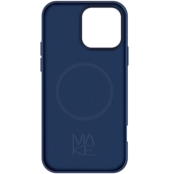 Фото - Чохол для смартфону MAKE for Apple iPhone 16 Pro Max Silicone Solo Navy Blue (MCSO-AI16PMNV)