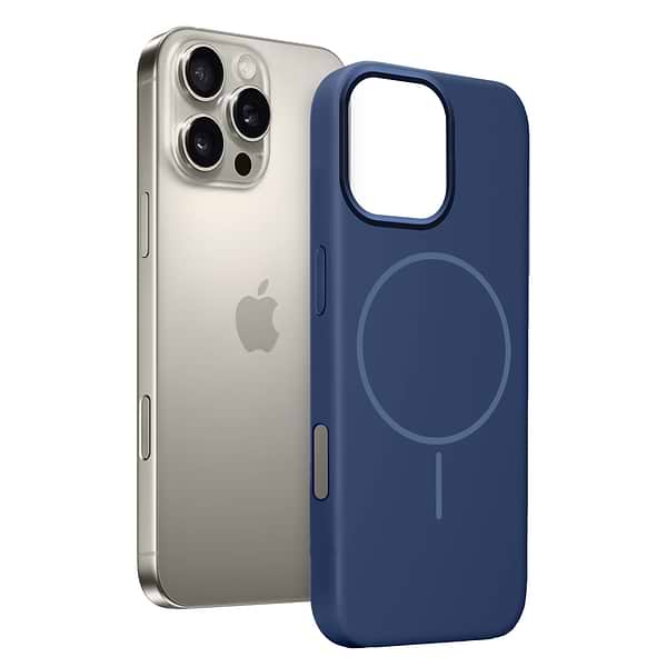 Фото - Чохол для смартфону MAKE for Apple iPhone 16 Pro Max Silicone Solo Navy Blue (MCSO-AI16PMNV)