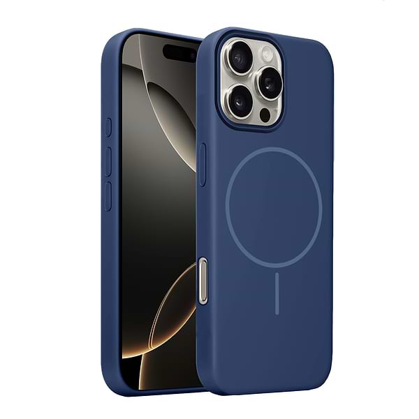 Фото - Чохол для смартфону MAKE for Apple iPhone 16 Pro Max Silicone Solo Navy Blue (MCSO-AI16PMNV)