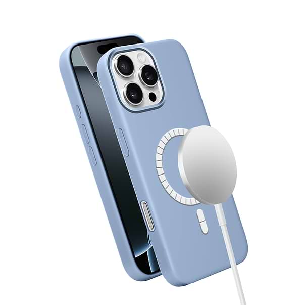Фото - Чохол для смартфону MAKE for Apple iPhone 16 Pro Max Silicone Solo Sky Blue (MCSO-AI16PMSB)